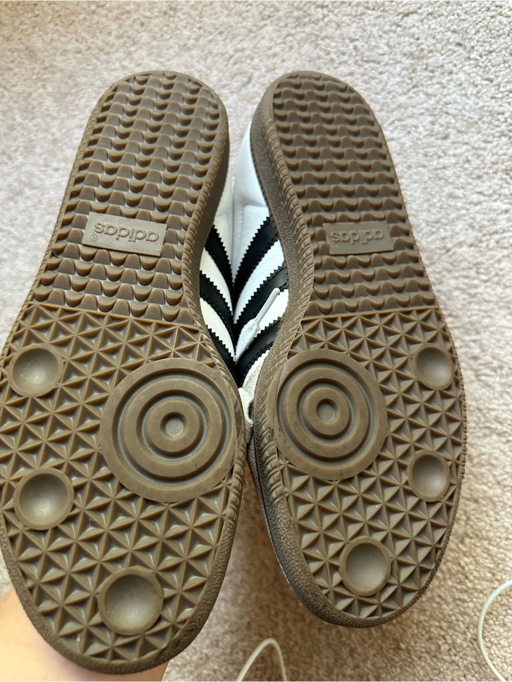 adidas Samba OG J Cloud White Core Black - Picture 9 of 13